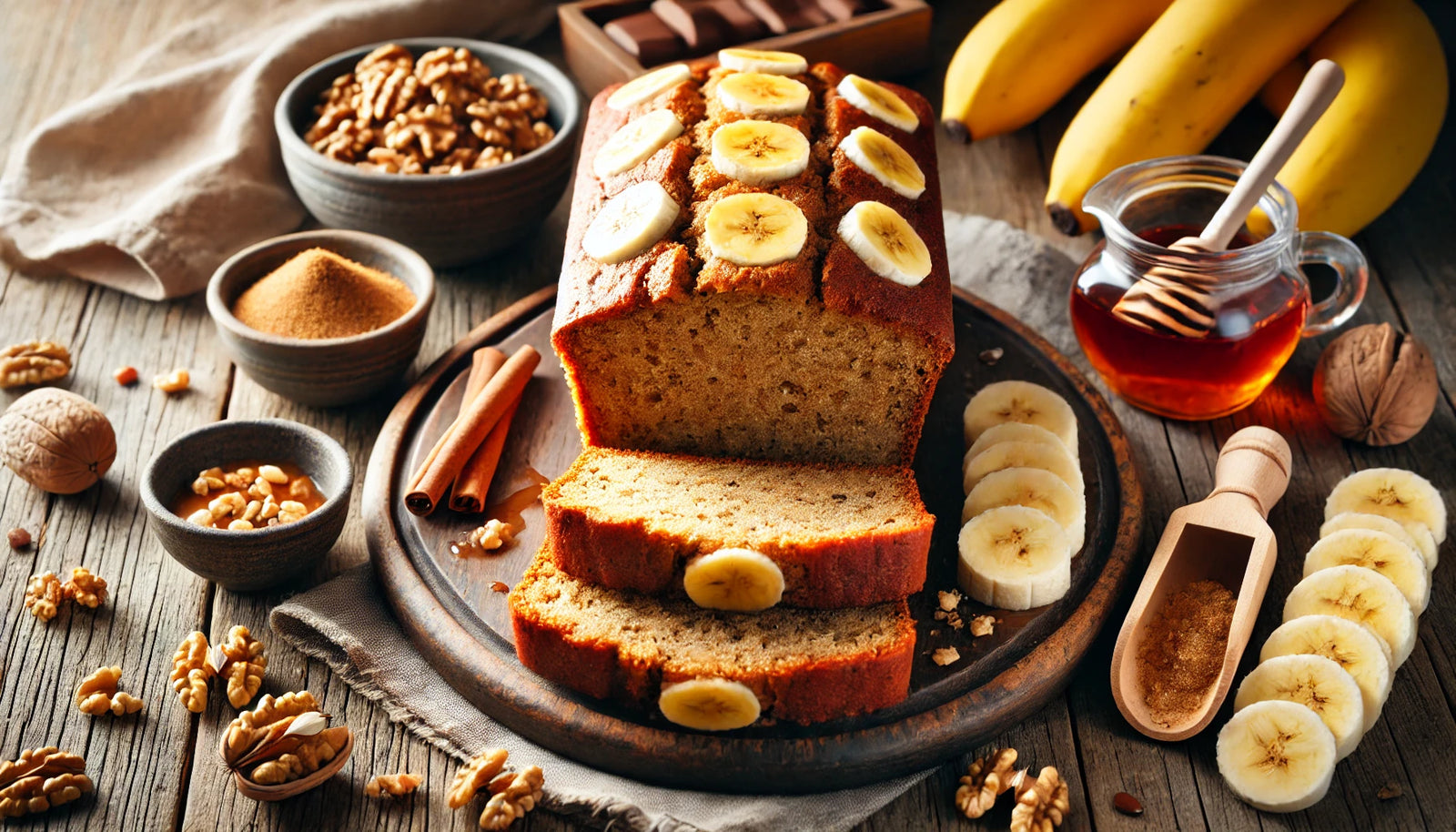 Veganes Bananenbrot