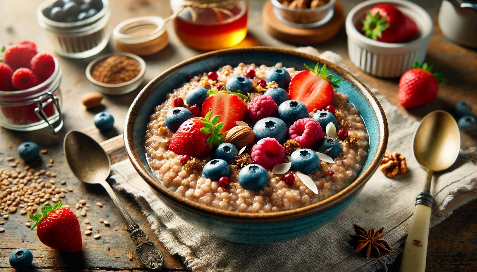Veganes Buchweizen-Porridge
